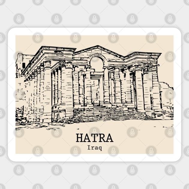 Hatra - Iraq Magnet by Lakeric